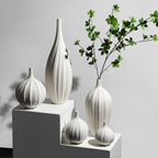 Neo-Chinese Minimalist Ceramic Vase – Decorative Home Accent