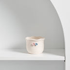 Mini Ceramic Succulent Planter Set – Modern Minimalist Small Pots