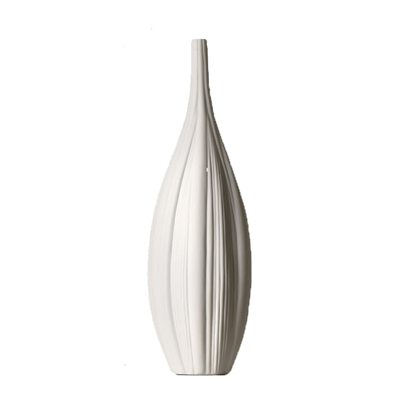 Neo-Chinese Minimalist Ceramic Vase – Decorative Home Accent