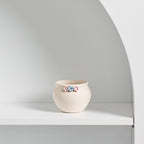 Mini Ceramic Succulent Planter Set – Modern Minimalist Small Pots